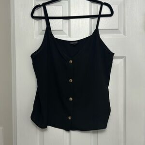 Topshop Button Tank